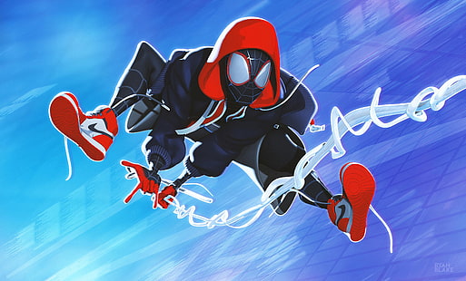  Movie, Spider-Man: Into The Spider-Verse, Marvel Comics, Miles Morales, Spider-Man, HD wallpaper HD wallpaper