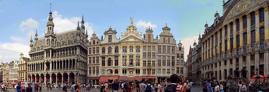 Belgien, Belgien, Bryssel, Bruxelles, Grand Place, HD tapet HD wallpaper