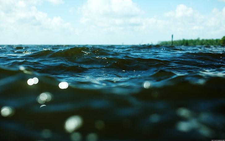фотография, природа, вода, море, вълни, HD тапет