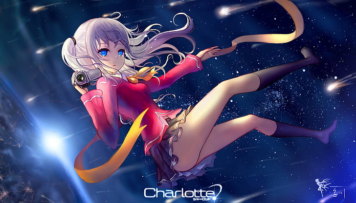 Anime, Charlotte, Nao Tomori, HD wallpaper