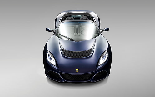 Lotus, Lotus Exige S Roadster, Lotus Exige, blaue Autos, Fahrzeug, Auto, HD-Hintergrundbild HD wallpaper