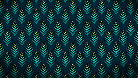 pattern, peacocks, geometry, HD wallpaper HD wallpaper
