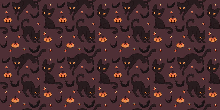 Silky  Cute Halloween Wallpapers