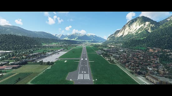 летище, Microsoft Flight Simulator, HD тапет HD wallpaper