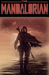 The Mandalorian, paparan ganda, poster, Wallpaper HD HD wallpaper