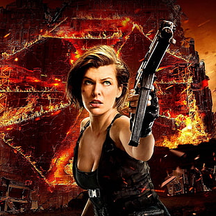 Resident Evil 6, Milla Jovovich, 4K, Resident Evil: The Final Chapter, HD wallpaper HD wallpaper
