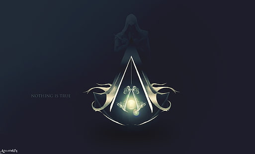 Logotipo do Assassin's Creed, Assassin's Creed, HD papel de parede HD wallpaper