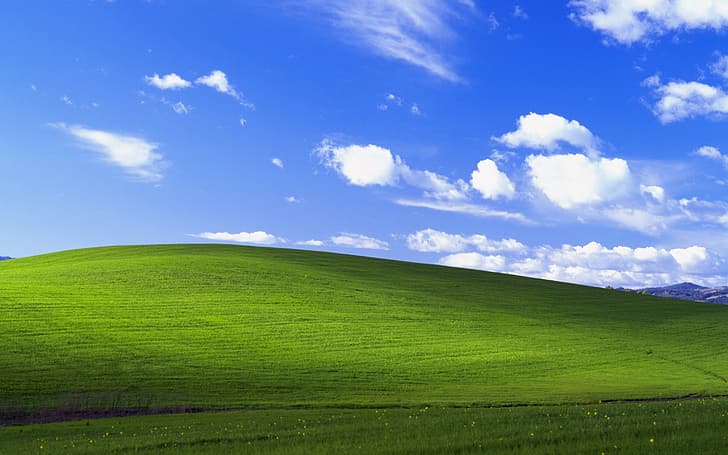 Windows XP, nostalgia, bliss, HD wallpaper