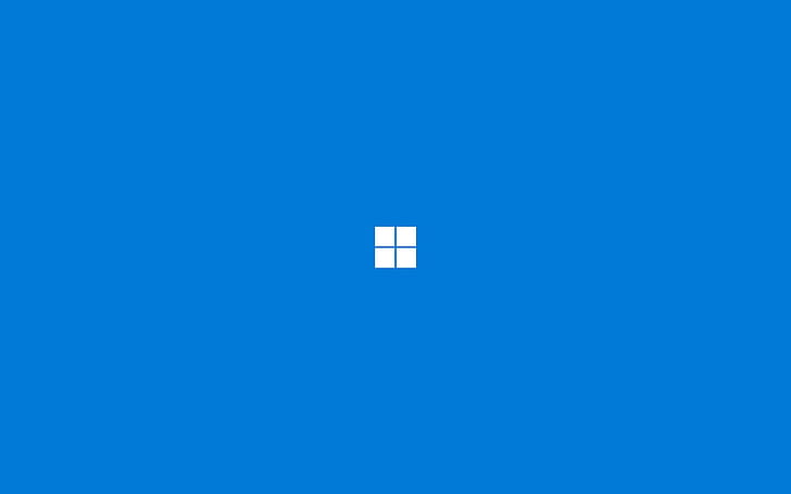 Windows 10, Microsoft Windows, операционная система, минимализм, логотип, простой фон, HD обои