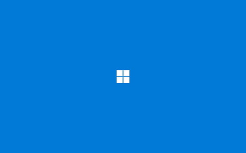Windows 10, Microsoft Windows, sistema operacional, minimalismo, logotipo, plano de fundo simples, HD papel de parede HD wallpaper
