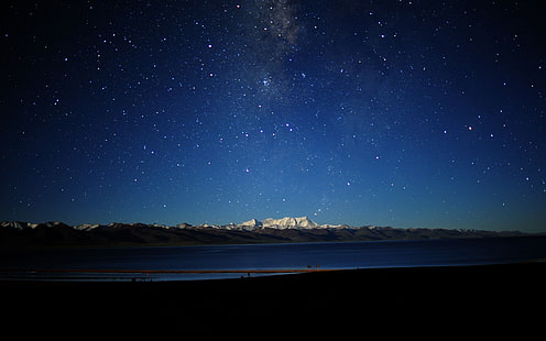 아름다운 천국 티베트 자연 경관의 HD 월페이퍼 .., HD 배경 화면 HD wallpaper