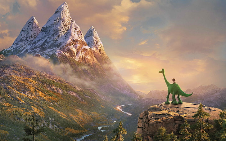 pixar, disney, movies, the good dinosaur, animated movies, HD wallpaper