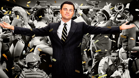 Film, Il lupo di Wall Street, Leonardo Dicaprio, Sfondo HD HD wallpaper
