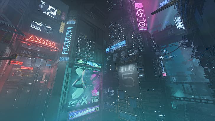 Ghostrunner 2, Screenshot, Cyberpunk, HD-Hintergrundbild