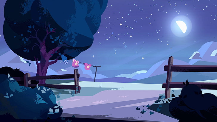 ภาพประกอบรั้วไม้สีน้ำตาลรายการทีวี Steven Universe, วอลล์เปเปอร์ HD