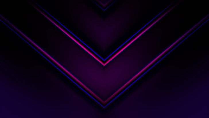 Dreieck, 5k uhd, Linie, dunkel, Grafik, Winkel, Magenta, Symmetrie, 5k, lila, violett, HD-Hintergrundbild