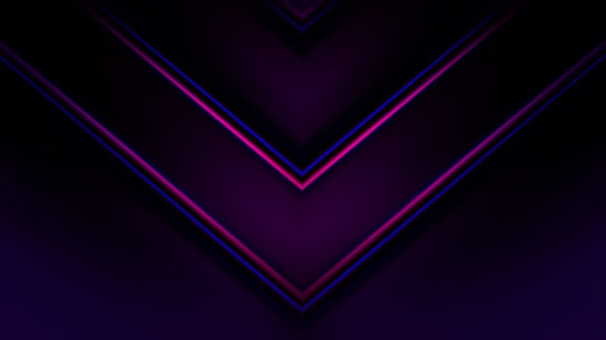 треугольник, 5k Uhd, линия, темный, графика, угол, пурпурный, симметрия, 5k, фиолетовый, фиолетовый, HD обои HD wallpaper