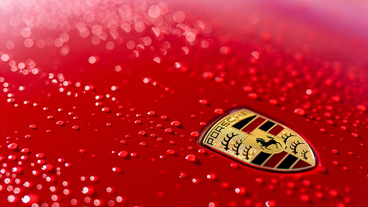 Logo, Porsche, HD wallpaper