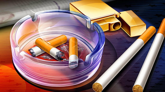 сигары, сигареты, сигареты, сигары, дым, курение, табак, HD обои HD wallpaper