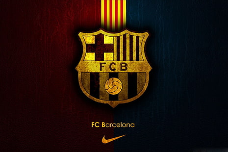 FC Barcelona ، شعار nike fc barcelona ، برشلونة ، العلامة التجارية والشعار، خلفية HD HD wallpaper