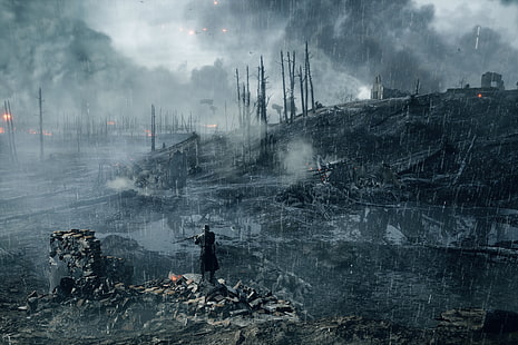 guerra, el juego, soldados, Electronic Arts, Battlefield 1, Fondo de pantalla HD HD wallpaper