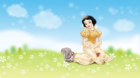 Disney Snow White wallpaper, Movie, Snow White and the Seven Dwarfs, Snow White, HD wallpaper HD wallpaper