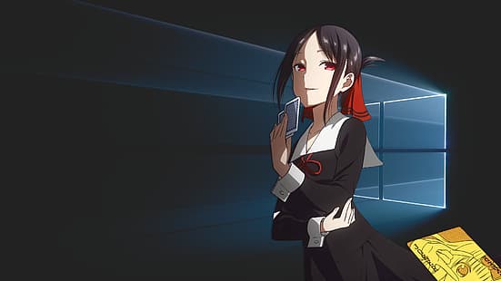 anime, Kaguya-Sama: Love is War, Kaguya Shinomiya, Windows 10, Wallpaper HD HD wallpaper