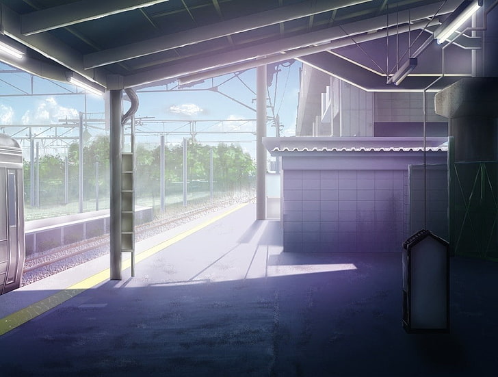 train station, HD wallpaper
