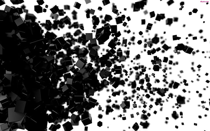 Black Cube, HD wallpaper