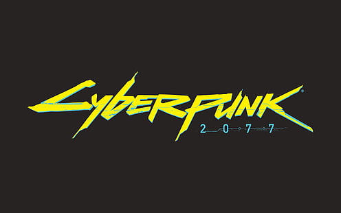 ゲーム、ロゴ、CD Projekt RED、Cyber​​punk 2077、Cyber​​punk、2077、ビデオゲーム、 HDデスクトップの壁紙 HD wallpaper