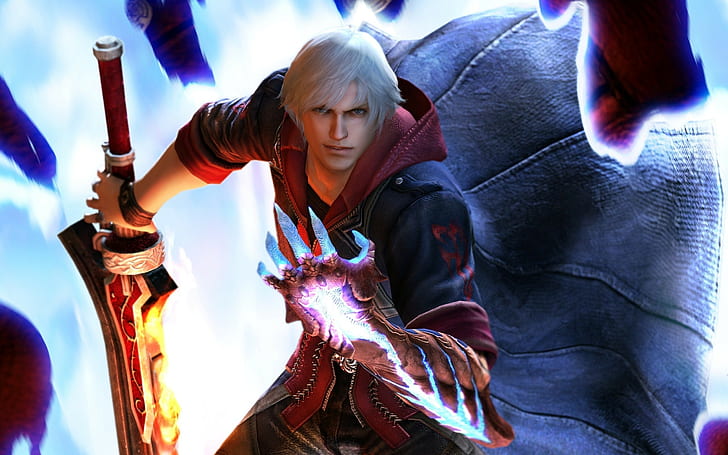 devil may cry devil may cry 4 video games nero character, HD wallpaper