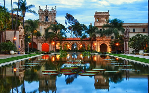 Balboa Park, San Diego, California, Stati Uniti d'America, Sfondo HD HD wallpaper