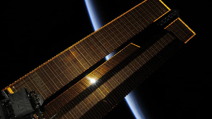 Uluslararası Uzay İstasyonu, Roscosmos State Corporation, uzay, Roscosmos, Dünya, HD masaüstü duvar kağıdı