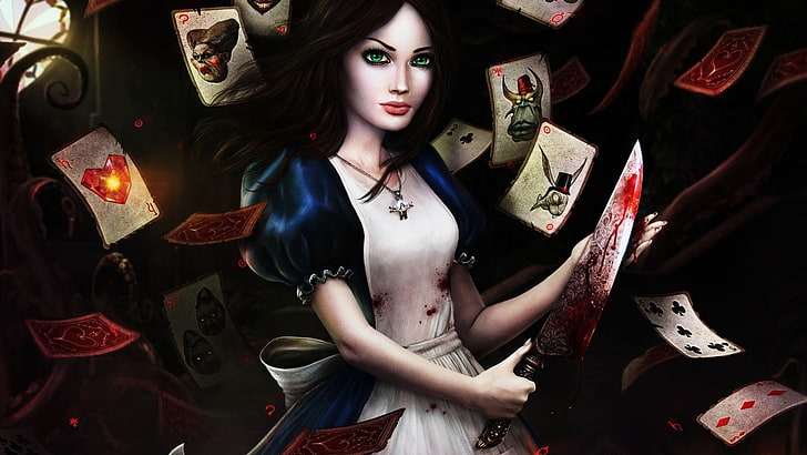 video game, Alice in Wonderland, Alice: Madness Returns, Wallpaper HD