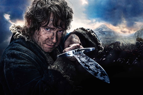 Lord of the Rings wallpaper, Fantasy, Clouds, Sky, The, Wallpaper, Castle, Baggins, Mountains, Army, The Hobbit, Martin Freeman, Weapon, Man, Movie, Battle, Sword, Film, 2014, Five, Adventure, Warner Bros. Pictures, MGM, Bilbo, Enemy, The Hobbit: The Battle of the Five Armies, New Line Cinema, Armies, The Hobbit 3, Metro-Goldwyn-Mayer, HD wallpaper HD wallpaper