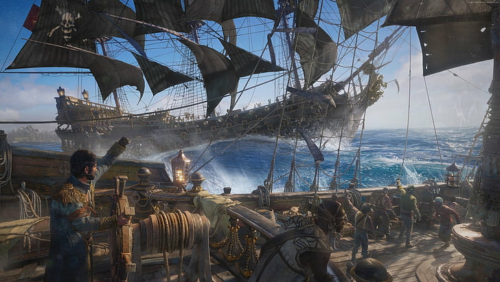 Video Game, Skull and Bones, Pirate, Ship, HD wallpaper