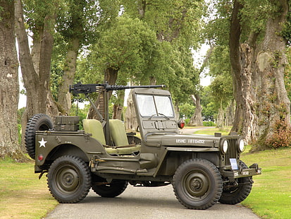 1950, jeep, m38, militare, retrò, camion, camion, willys, Sfondo HD HD wallpaper