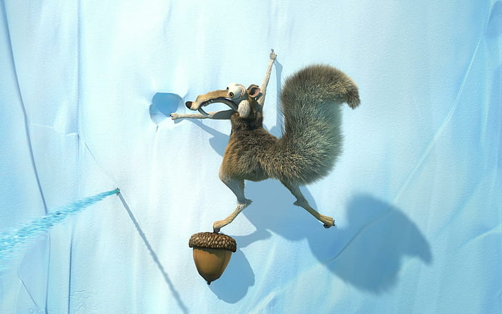 Scrat - Edad de hielo, personaje de dibujos animados de la edad de hielo, dibujos animados, 2560x1600, scrat, ice age, Fondo de pantalla HD