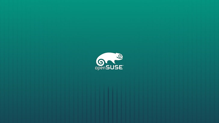 Logo Open Suse, openSUSE, Linux, Sfondo HD