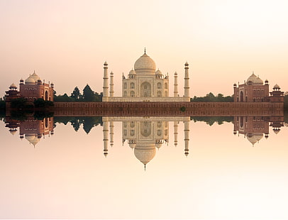 Taj Mahal 4k descargar imagen, Fondo de pantalla HD HD wallpaper