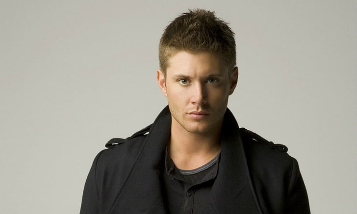 Handsome Jensen Ackles, men's black collared shirt, Hollywood Celebrities, Male celebrities, hollywood, actor, american, HD wallpaper
