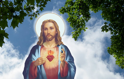 Zdjęcie Jezusa Chrystusa, Zakonnicy, Jezus, Maryja (Matka Jezusa), Tapety HD HD wallpaper