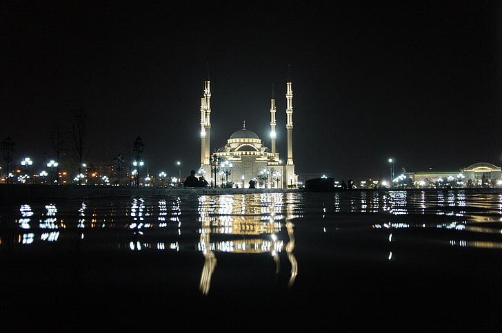 cuerpo de agua, eid al-adha, eid al-fitr, taj mahal, islam, mezquita, Fondo de pantalla HD