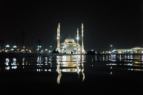 cuerpo de agua, eid al-adha, eid al-fitr, taj mahal, islam, mezquita, Fondo de pantalla HD HD wallpaper