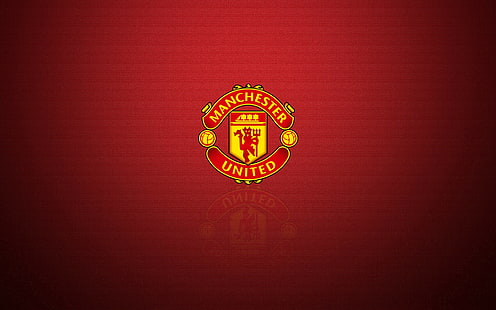 Fußball, Manchester United FC, Emblem, Logo, HD-Hintergrundbild HD wallpaper