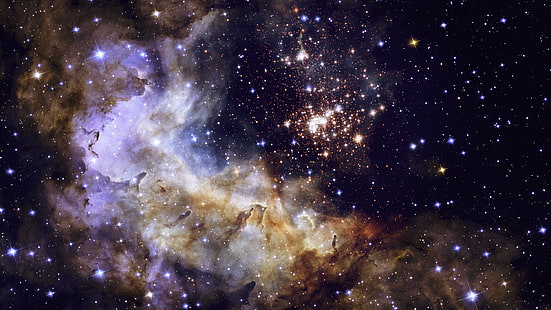 Westerlund 2, espaço, nebulosa, NASA, Hubble, ciência, estrelas, universo, HD papel de parede HD wallpaper