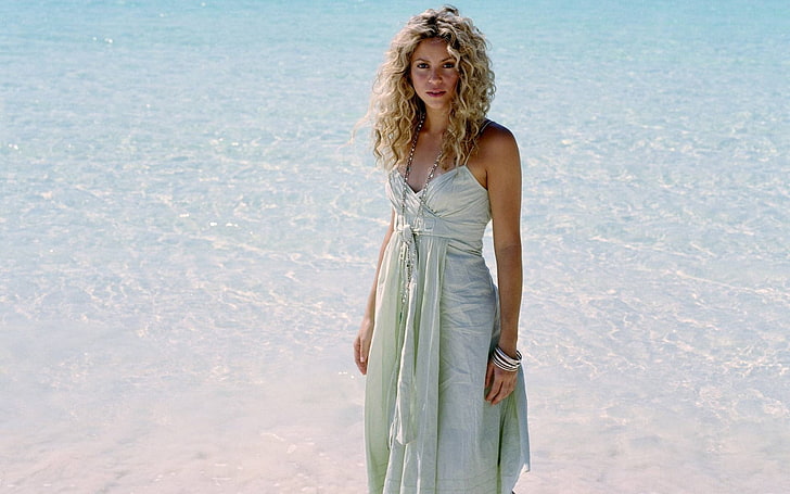 Shakira Blue Dress Hd Wallpapers Free Download Wallpaperbetter