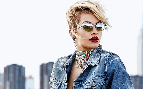 Rita Ora con occhiali da sole, rita ora, cantante, Sfondo HD HD wallpaper