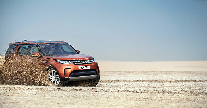 Land Rover Discovery, crossover, pameran mobil paris 2016, Wallpaper HD