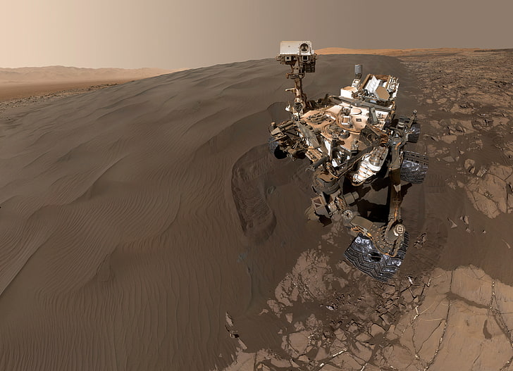 Planet, Mars, NASA, der Rover, Neugierde, Mars-Wissenschaftslabor, HD-Hintergrundbild